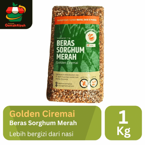 Sorghum Merah Golden Ciremai Beras 1 kg Pack